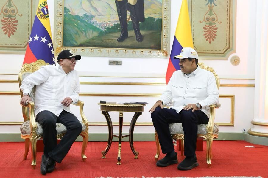 En el acuerdo alcanzado por Petro y Maduro hablaron de la seguridad y la política del continente - crédito Presidencia de Venezuela