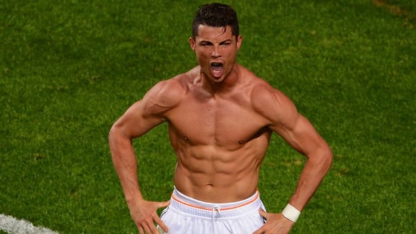 Uno de los festejos sin camiseta mÃ¡s fomoso de Cristiano Ronaldo fue en la final de la Champions League de 2014