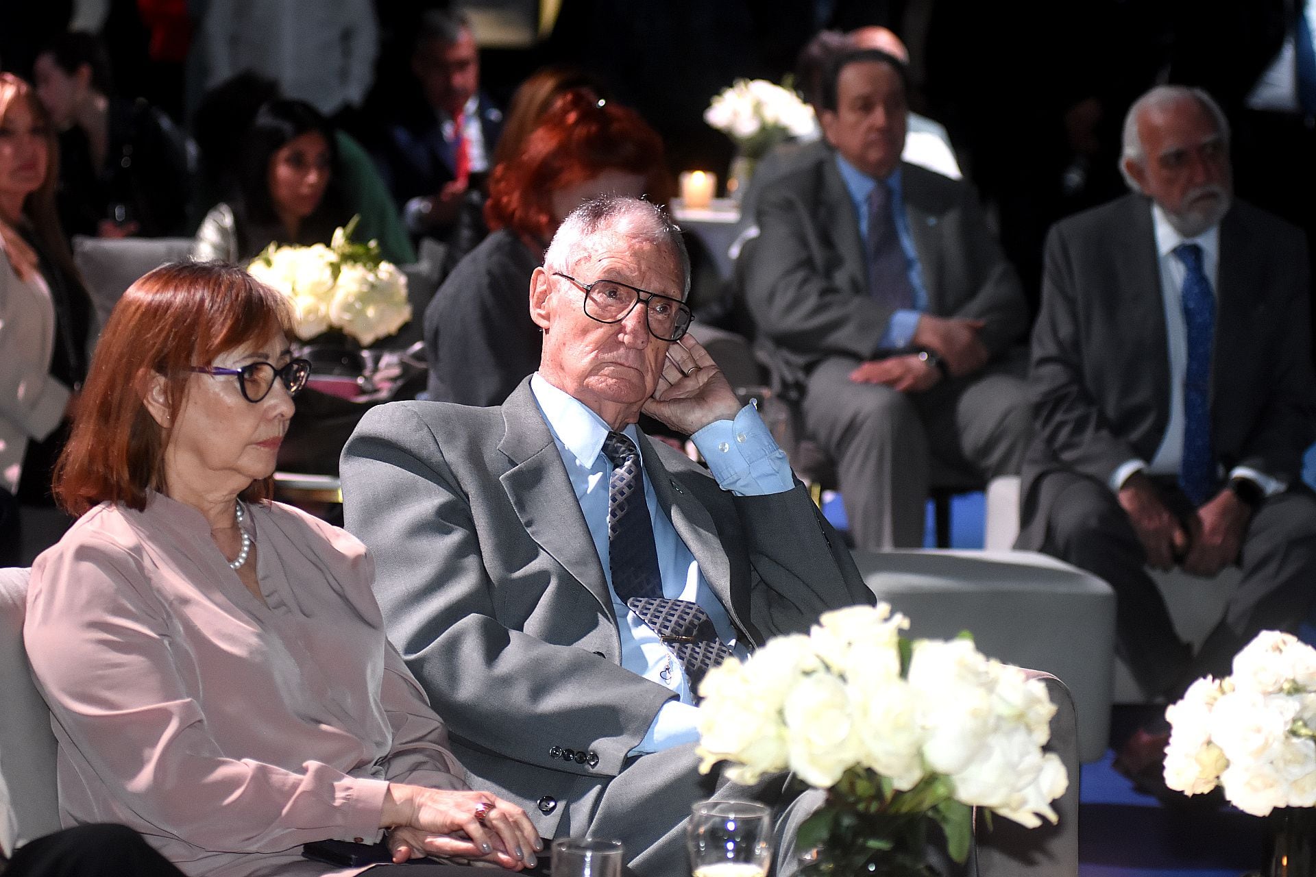 El exjefe del Ejército Argentino, Martín Balza, y su mujer Gladys Margarita Aquino