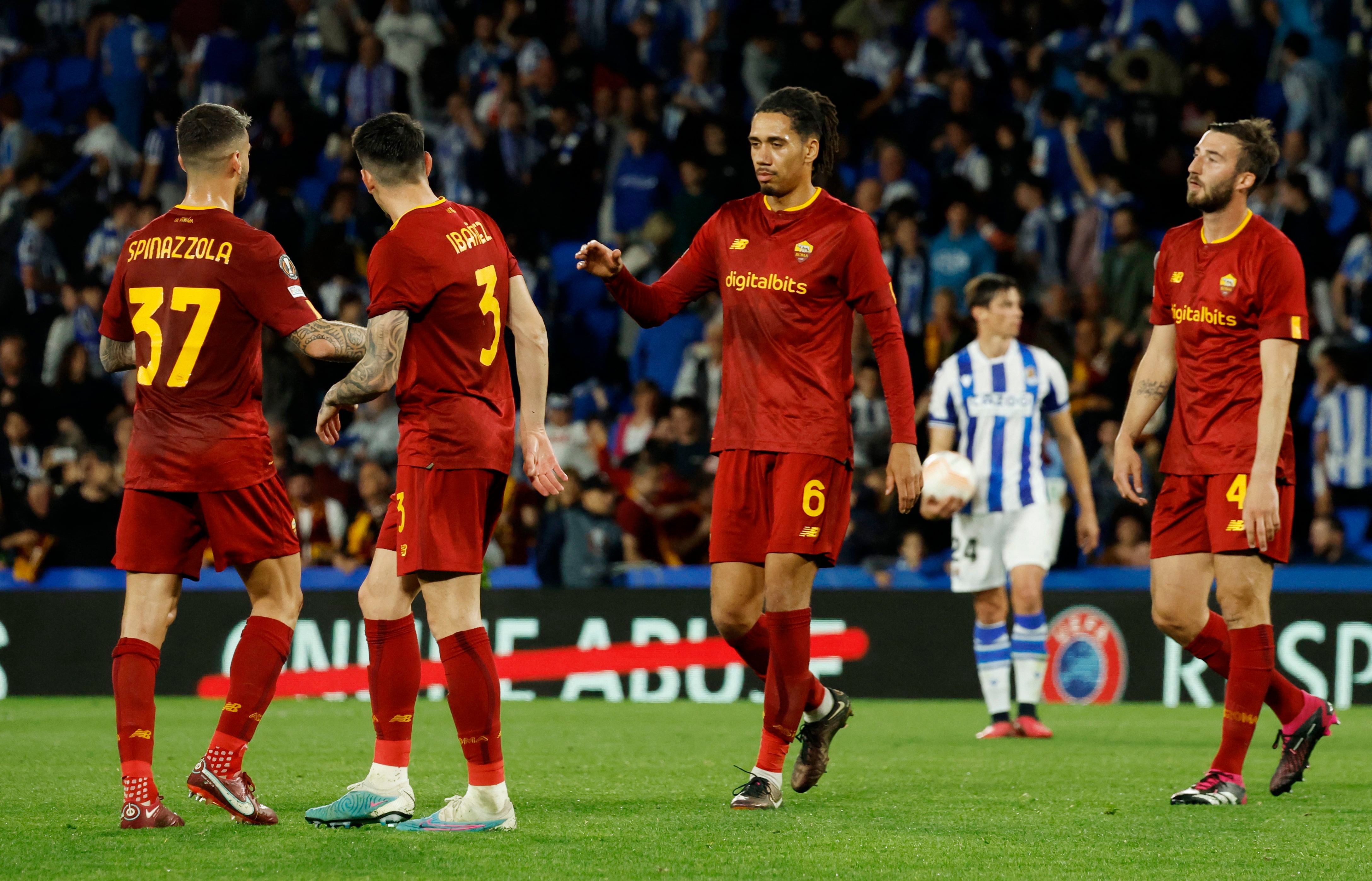 AS Roma viene de eliminar en octavos de final a la Real Sociedad. (Reuters/ Vincent West)