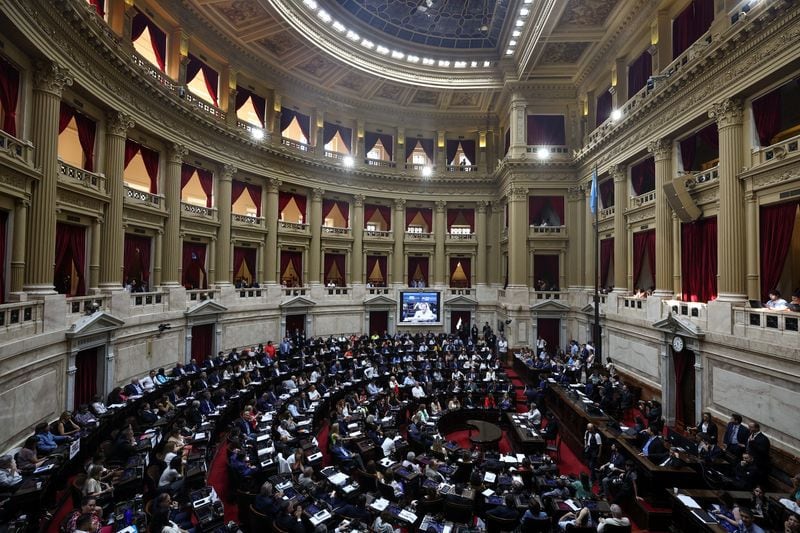 Recinto de la Cámara de Diputados (REUTERS/Agustin Marcarian)