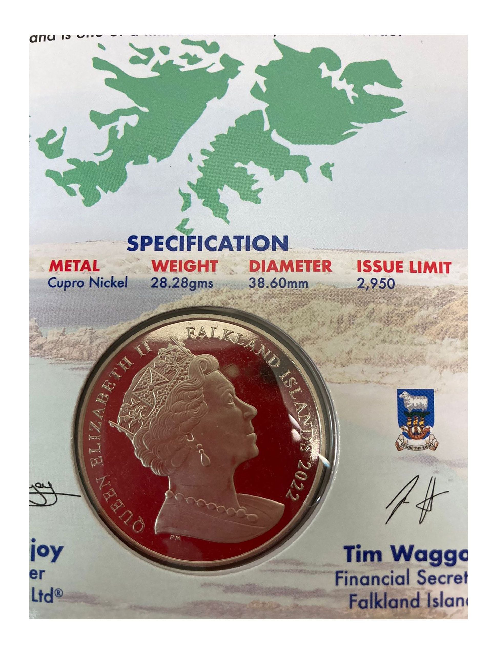 secuestro de monedas conmemoración Guerra de Malvinas