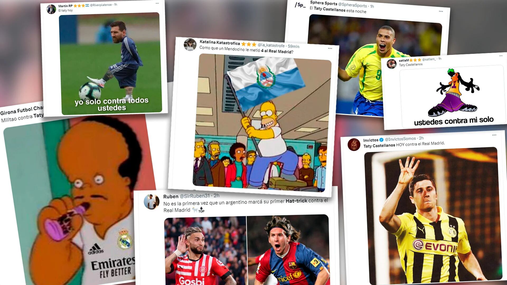 Los mejores memes por el histórico partido de Taty Castellanos ante el Real Madrid: la comparación con Ronaldo y el recuerdo de Messi