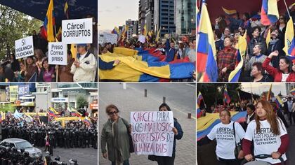 Crecen En Ecuador Las Manifestaciones Contra La Corrupcion De La Era Correa Infobae