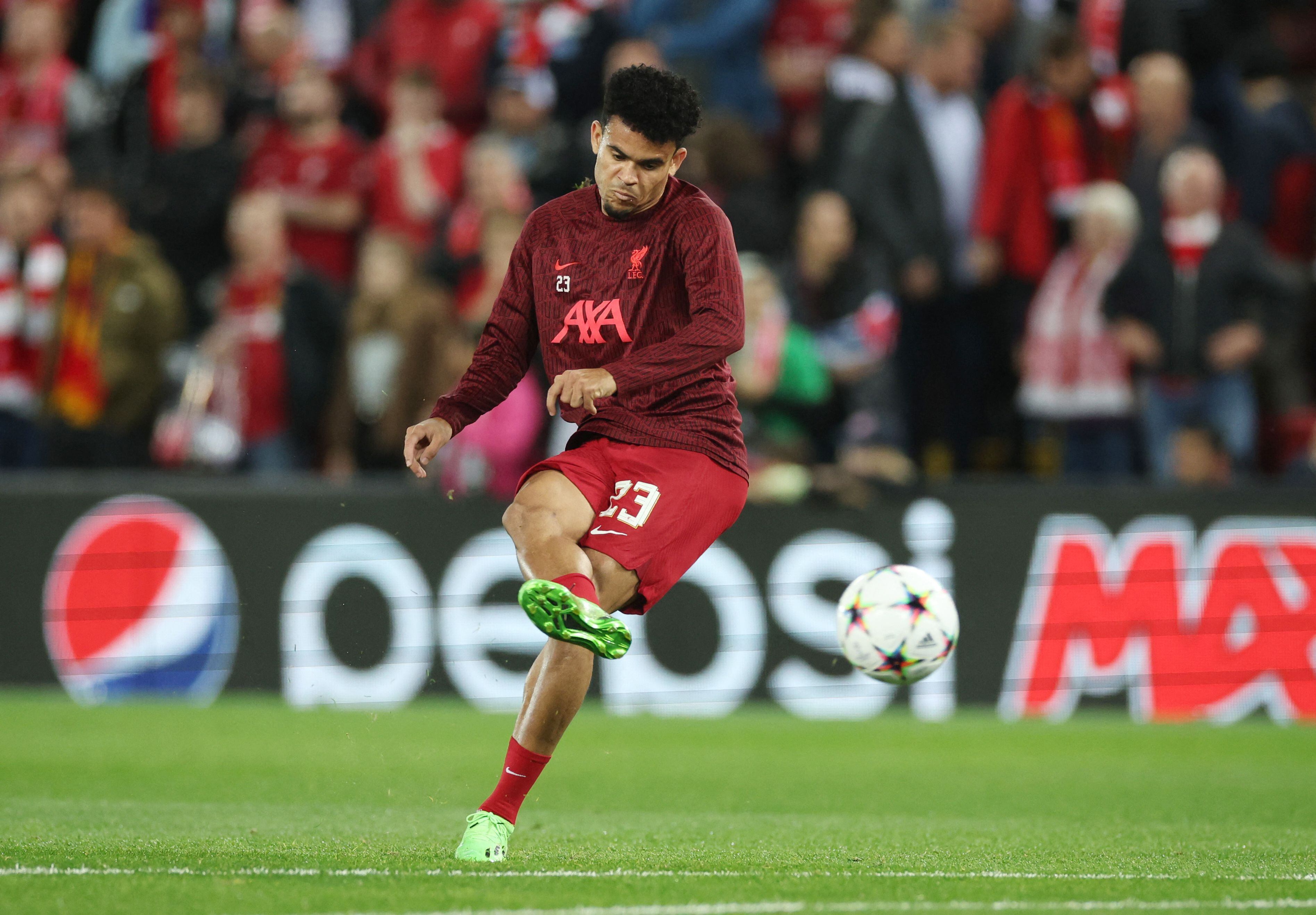  Luis Diaz volverá  nada menos que contra el Manchester City, uno de los candidatos al título de Premier League. REUTERS/Phil Noble