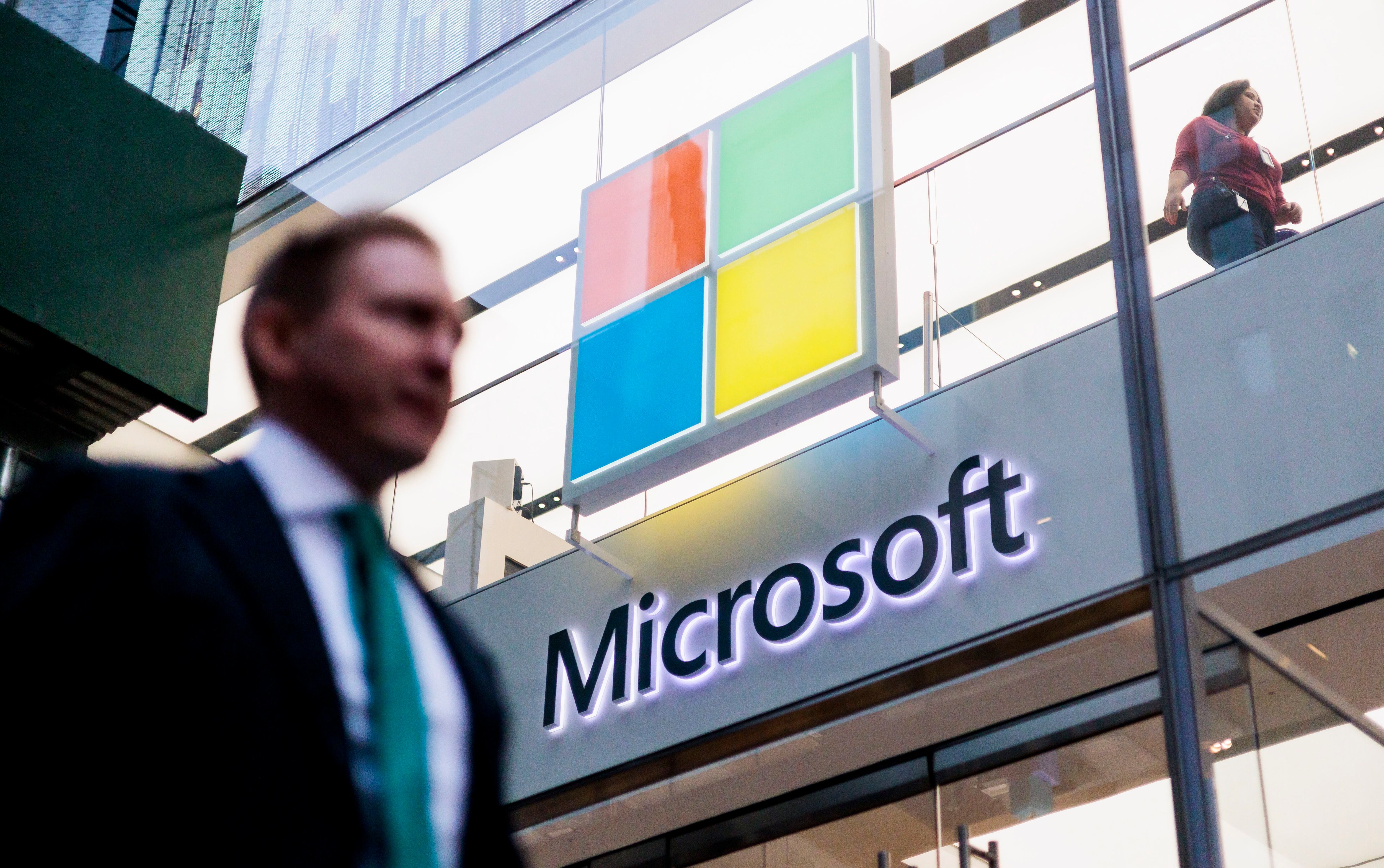 Microsoft gana 66.100 millones de dólares en nueve meses, un 26 % más interanual. (EFE/JUSTIN LANE)
