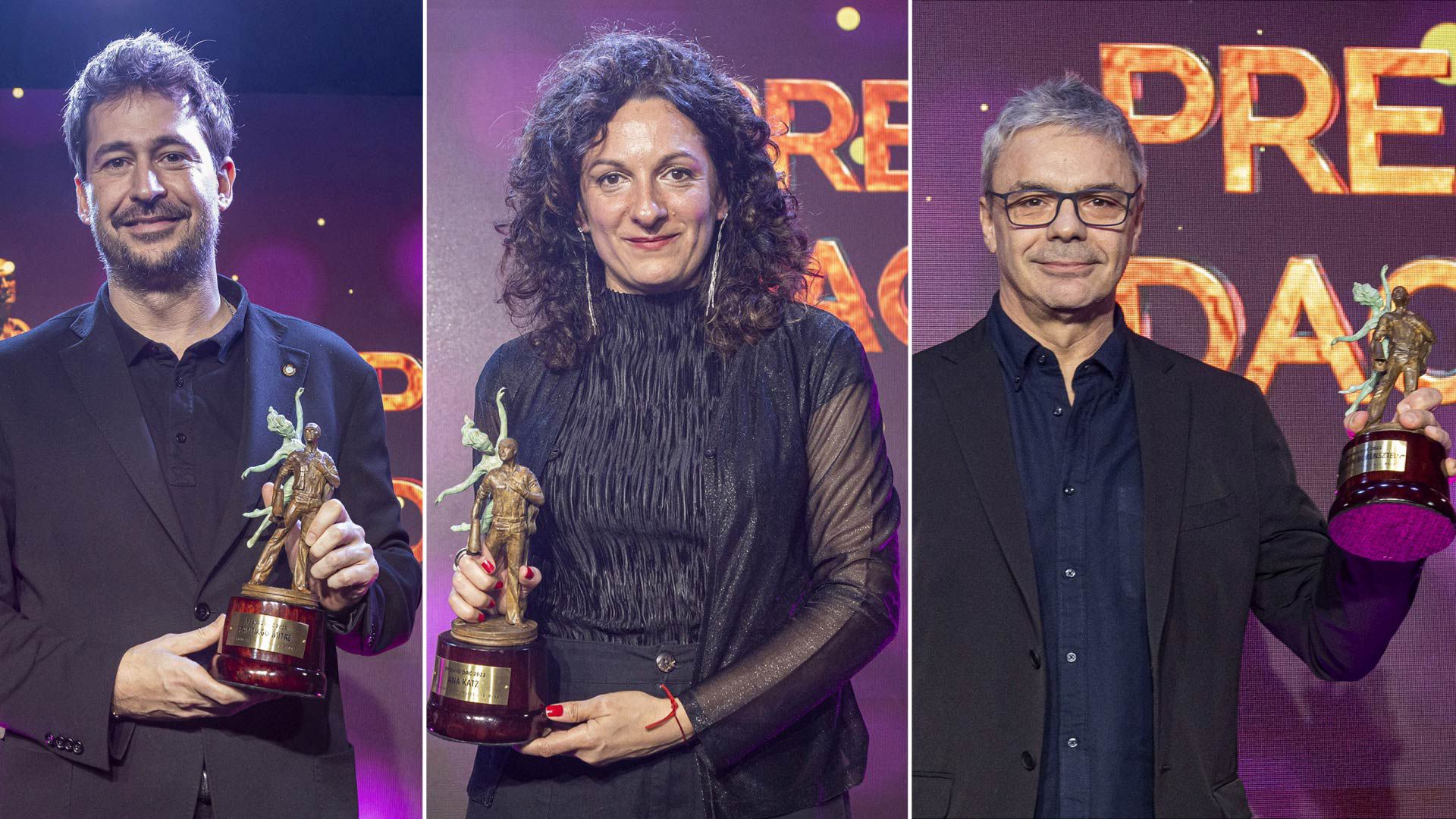 Santiago Mitre, Ana Katz y Sebastián Borensztein estuvieron en la celebración de la DAC y fueron premiados 