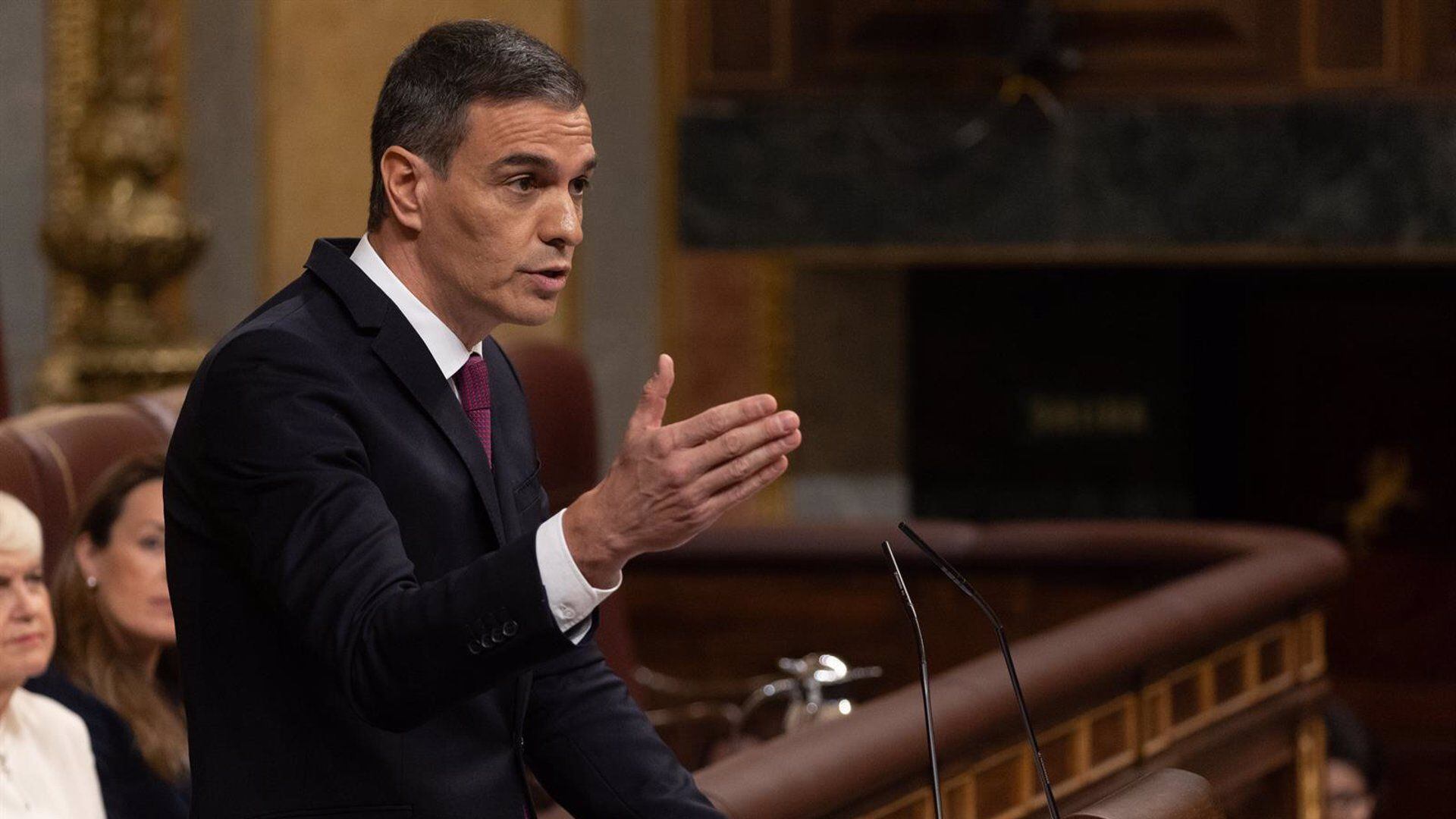 Pedro Sánchez defiende un mayor gasto militar ante el Congreso. (Eduardo Parra/Europa Press)
