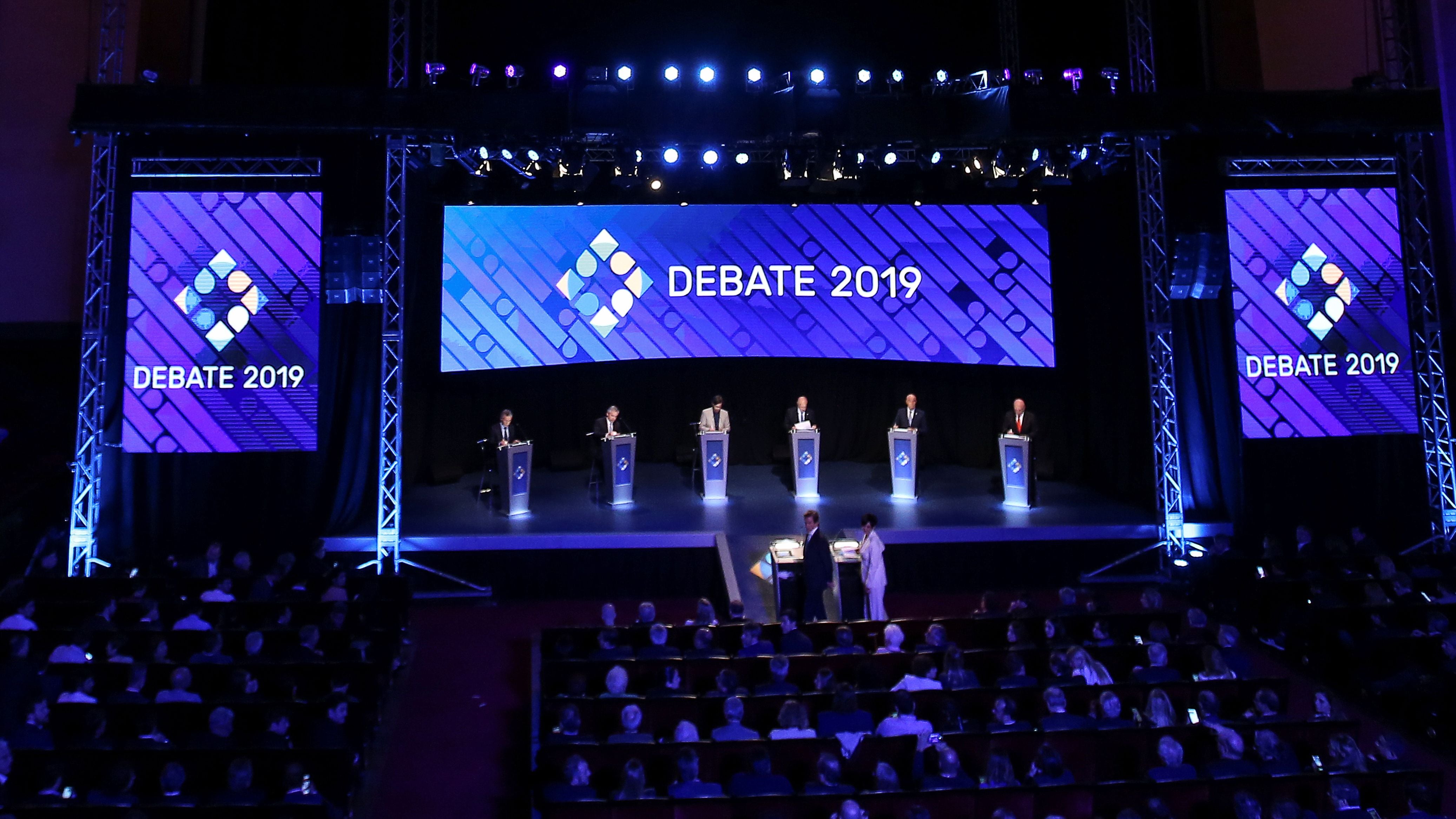 La Facultad de Derecho de la UBA también albergó el segundo debate presidencial de 2019. 