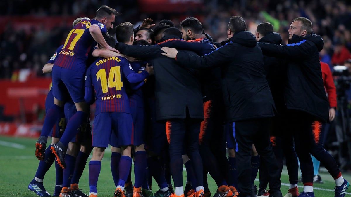 Con un gol de Messi sobre el final, Barcelona igualó ante Sevilla y mantuvo su invicto