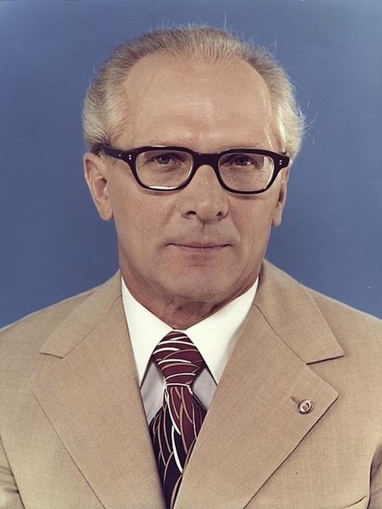 Erich Honecker, primer secretario del Partido Socialista Unificado de Alemania entre 1971 y 1989