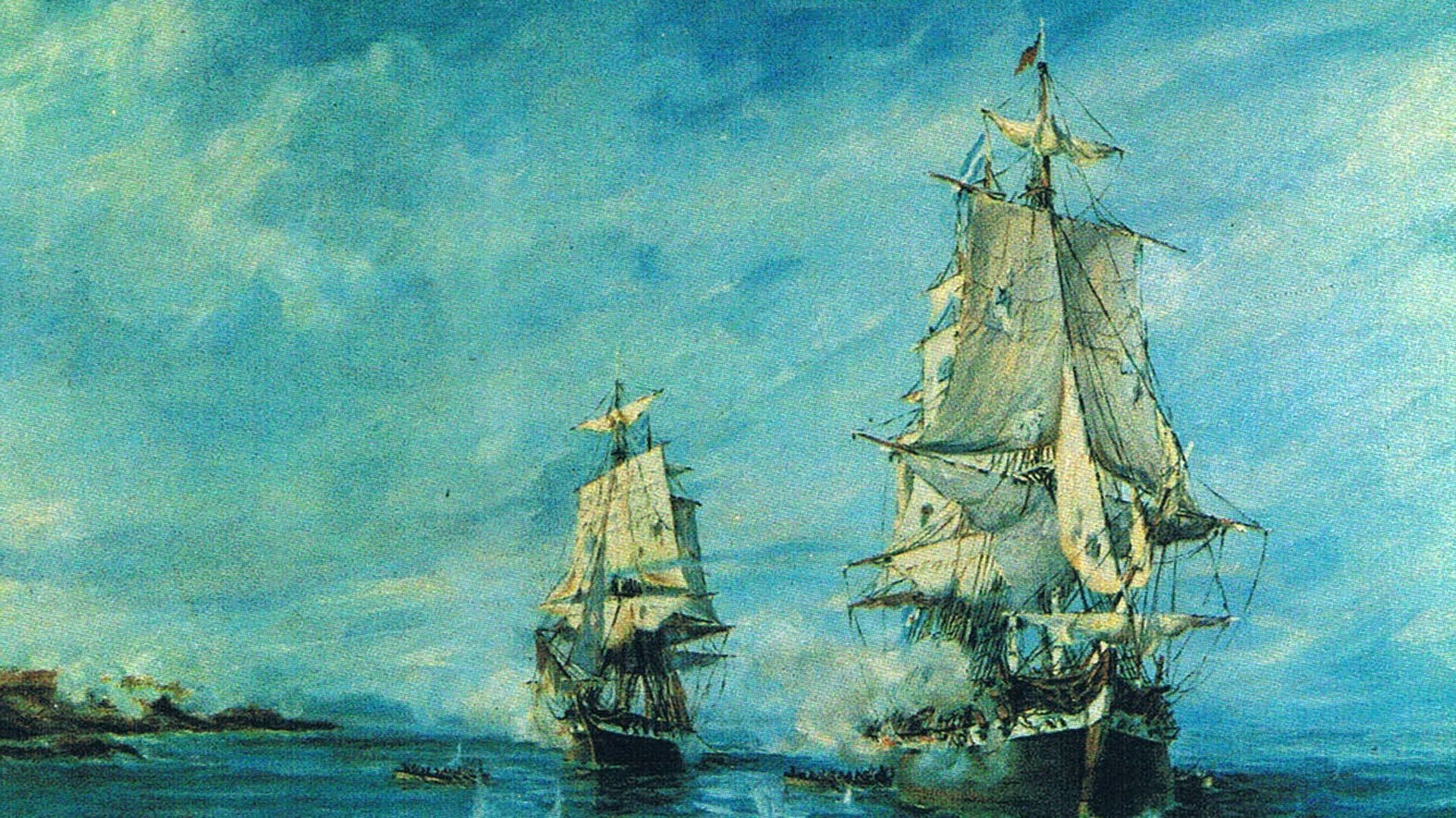 El corsario intentó tomar Monterrey bombardeando el fuerte, pero fue rechazado. 