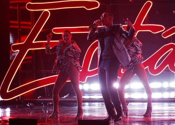 El show de Marc Anthony, Will Smith y Bad Bunny en los Grammy Latinos 2018 (Reuters)