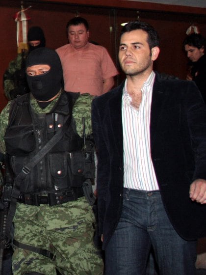Vicente Zambada Niebla, "El Vicentillo", fue detenido en marzo de 2009 y ya encarcelado coopero con las autoridades, a través de su abogado hizo llegar su diario a la periodista (FOTO: ALBERTO VERA/CUARTOSCURO.COM)