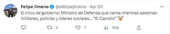 Twitter @afelipejimeno