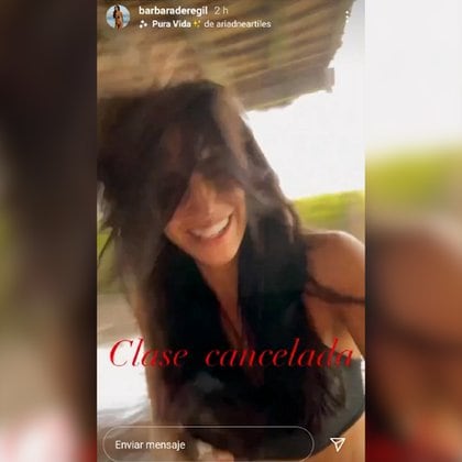 Bárbara de Regil mostró cómo la terraza de su habitación se inundó y que el personal del hotel donde se hospeda tuvo que intervenir en su habitación