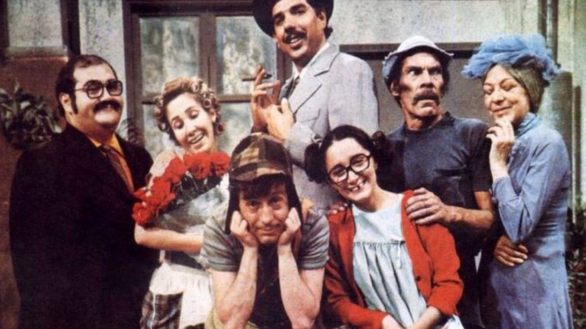 El elenco de "El Chavo del 8" en los años 60