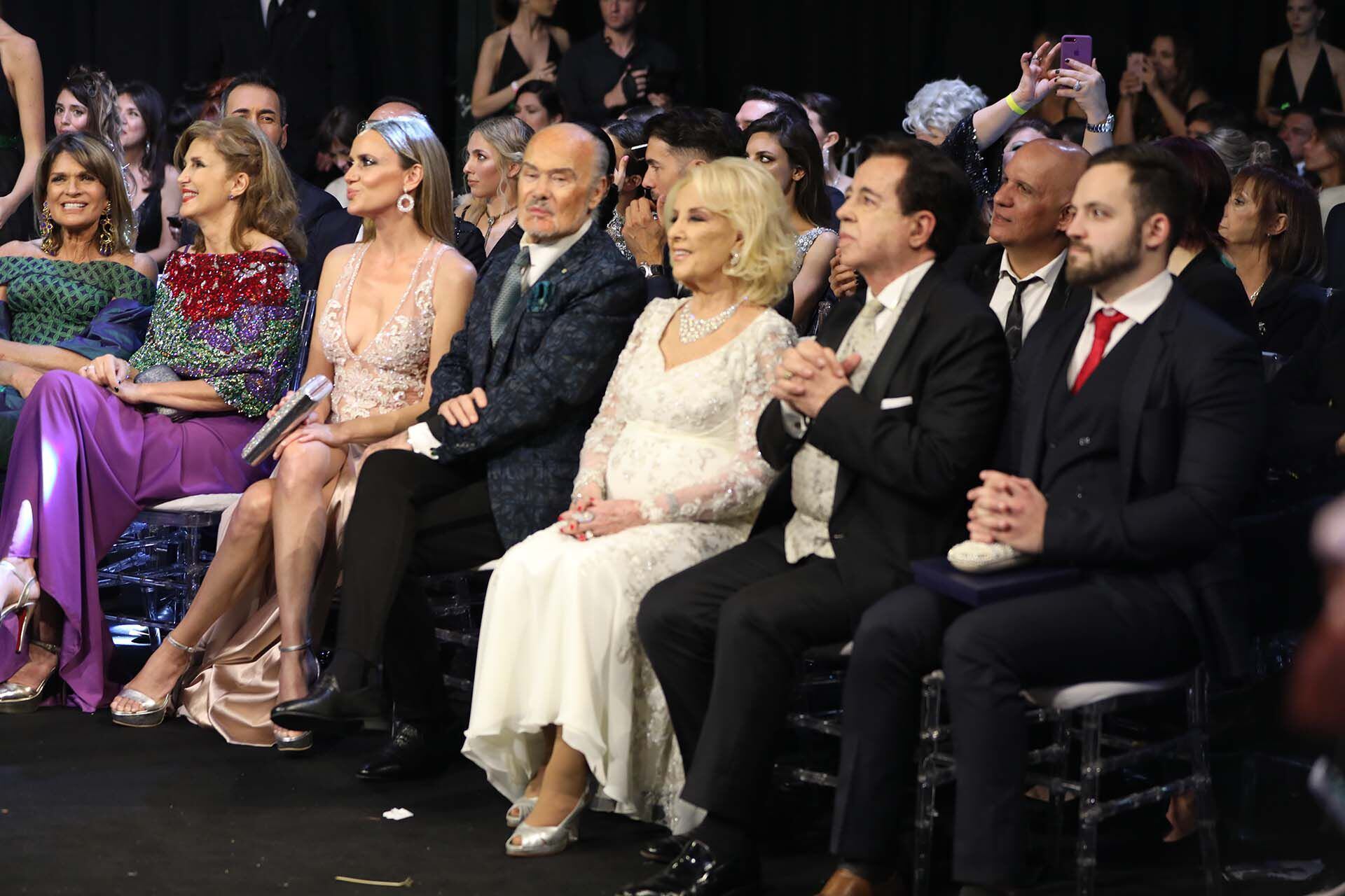 El front row de la noche: Mirtha  no se perdió detalle de toda la ceremonia junto a Héctor Vidal Rivas