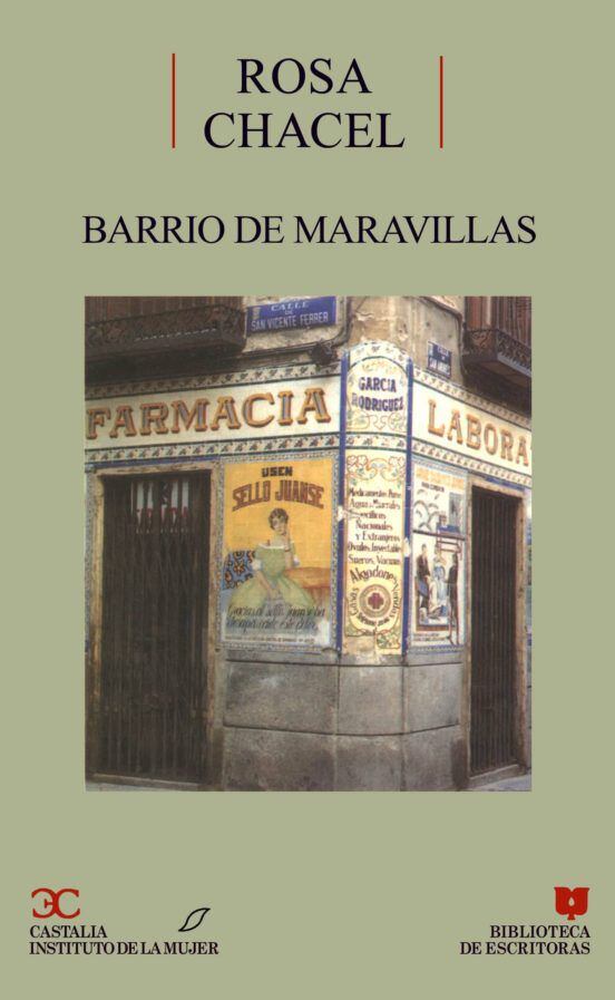 Portada del libro "Barrio de maravillas" de Rosa Chacel (Editorial Castalia)