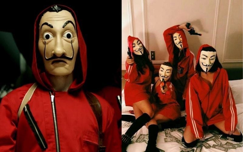 Disfraz de la Casa de papel.