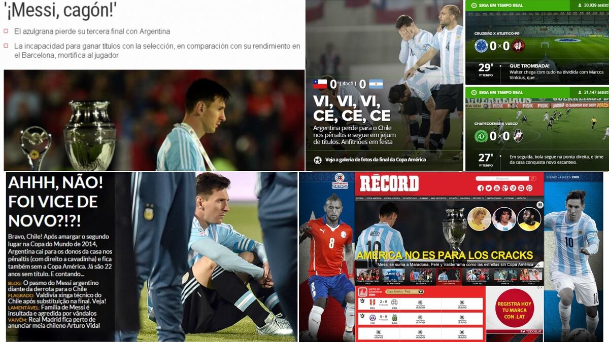 As Reflejaron Los Diarios Del Mundo La Derrota De Argentina Infobae