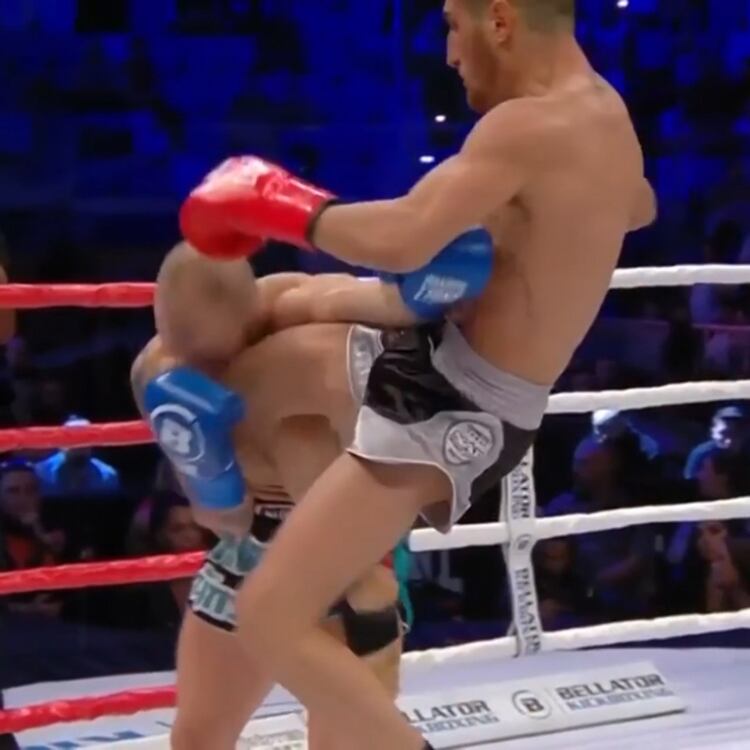 El rodillazo de Luca Cecchetti a Alex Avogadro cambió el curso del combate