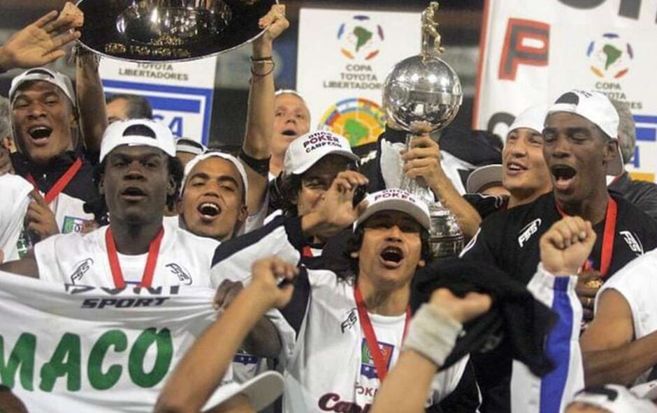 Elkin Soto fue referente de la Copa Libertadores que obtuvo Once Caldas en 2004 - crédito AFP