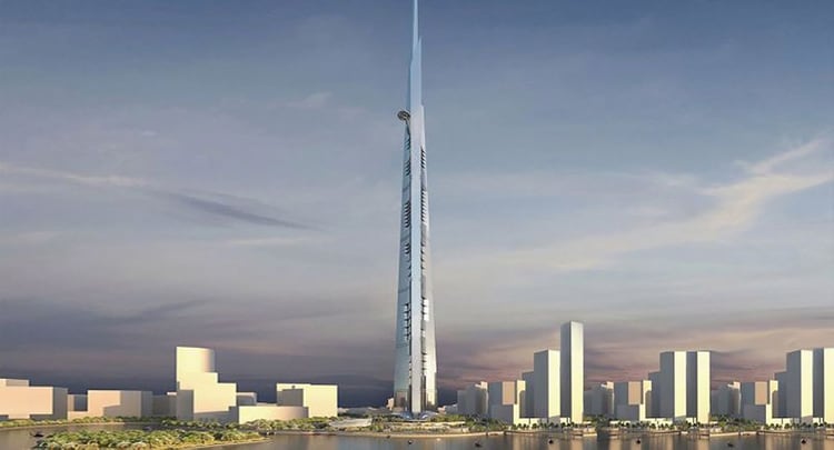 Así se vería finalizada la torre más alta del mundo. Se prevé que su inauguración sea en 2021.