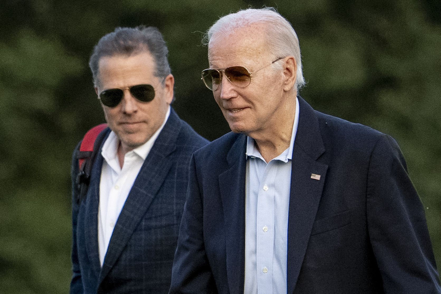 El presidente Joe Biden y su hijo Hunter Biden  (Foto AP/Andrew Harnik, Archivo)