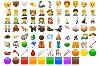 Los emojis nuevos incorporados a Emojis 12.0 (Emojipedia)