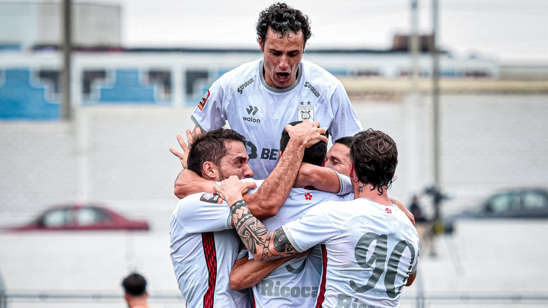 Melgar celebra gol ante Sport Boys