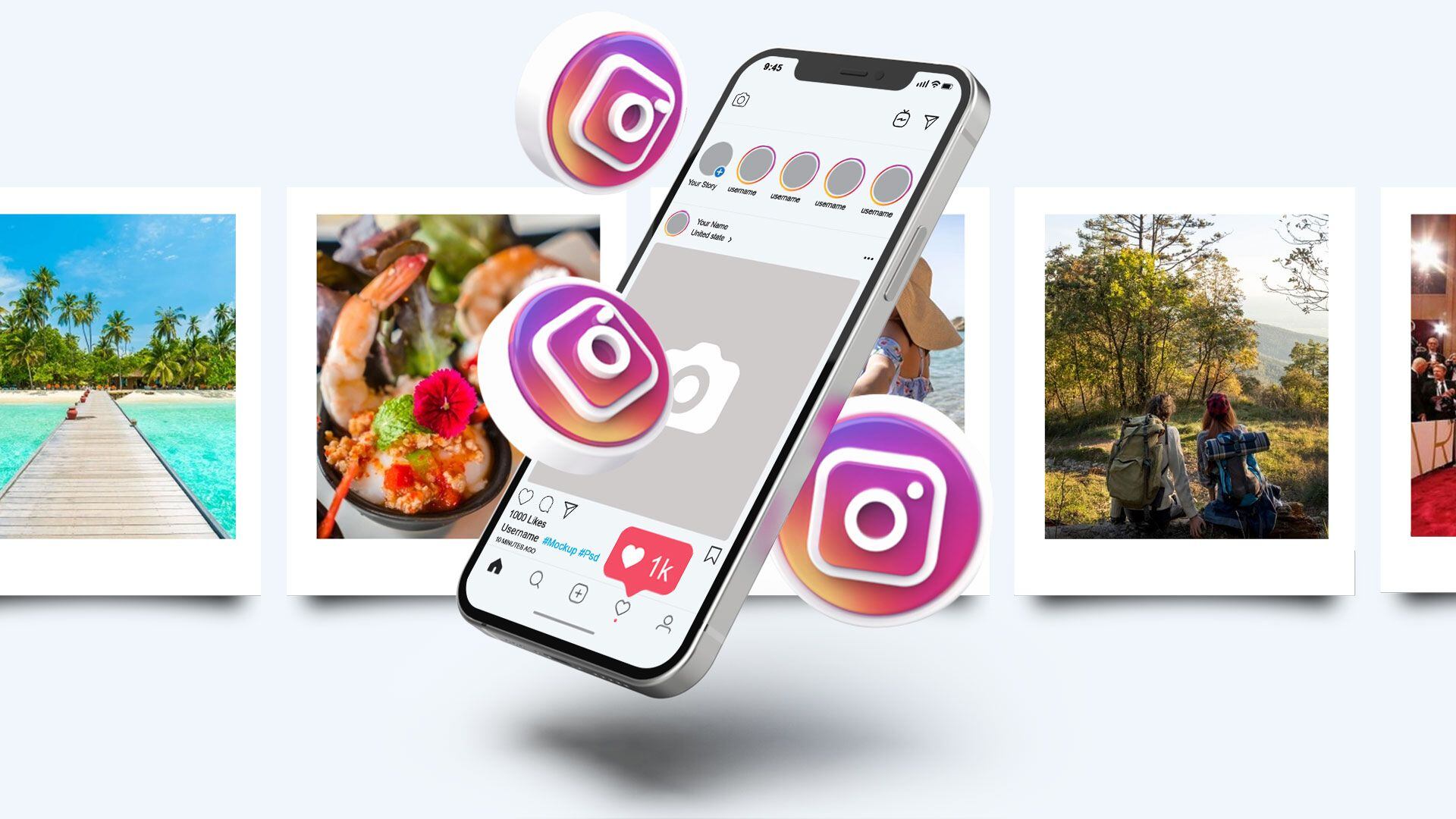 Instagram se ha convertido en una de las redes sociales que sirven de plataforma a las celebridades. (Infobae)