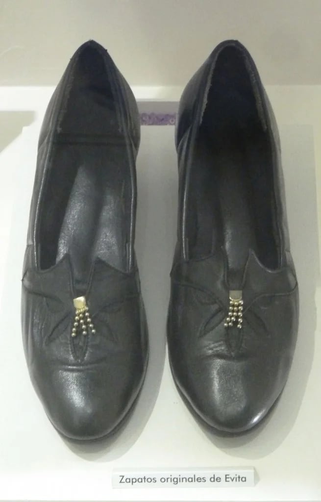Zapatos que pertenecieron a Eva Perón (R.Peiró)