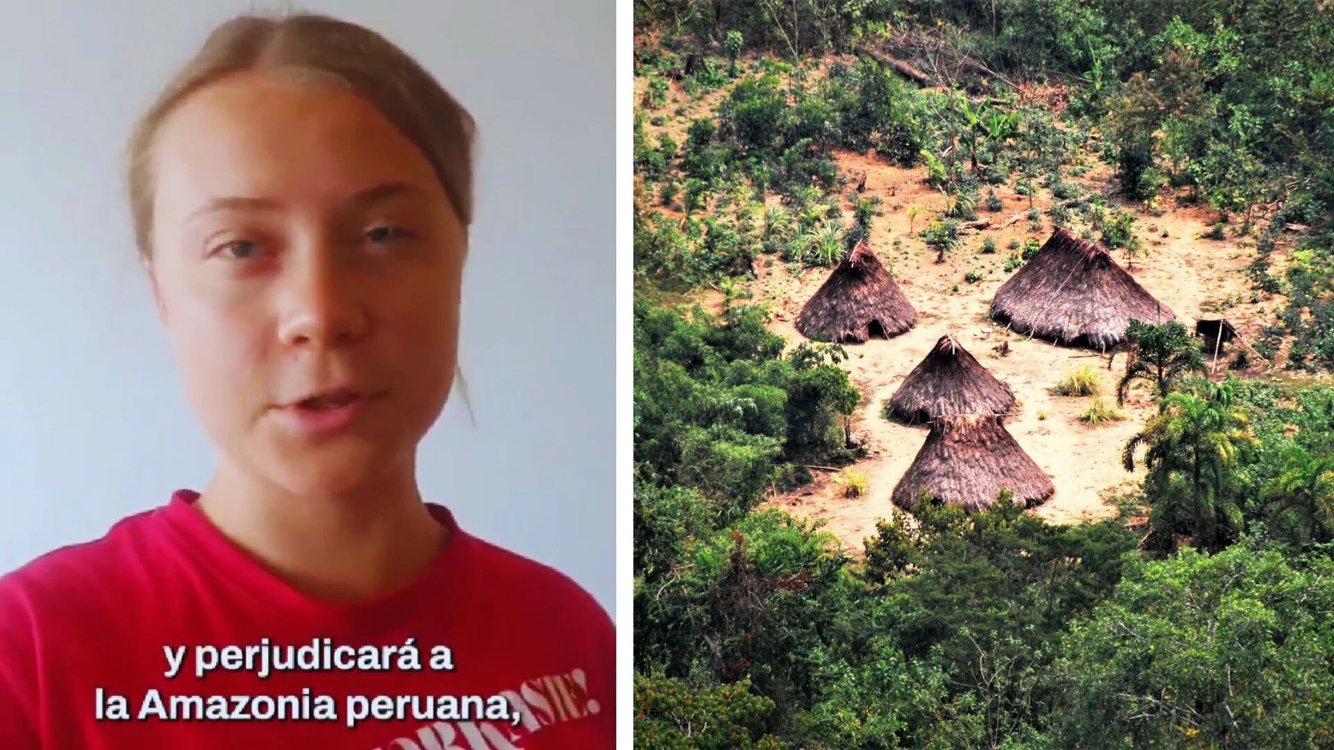 Greta Thunberg se pronuncia sobre proyecto de ley del Congreso en Perú que pondría en peligro a indígenas aislados