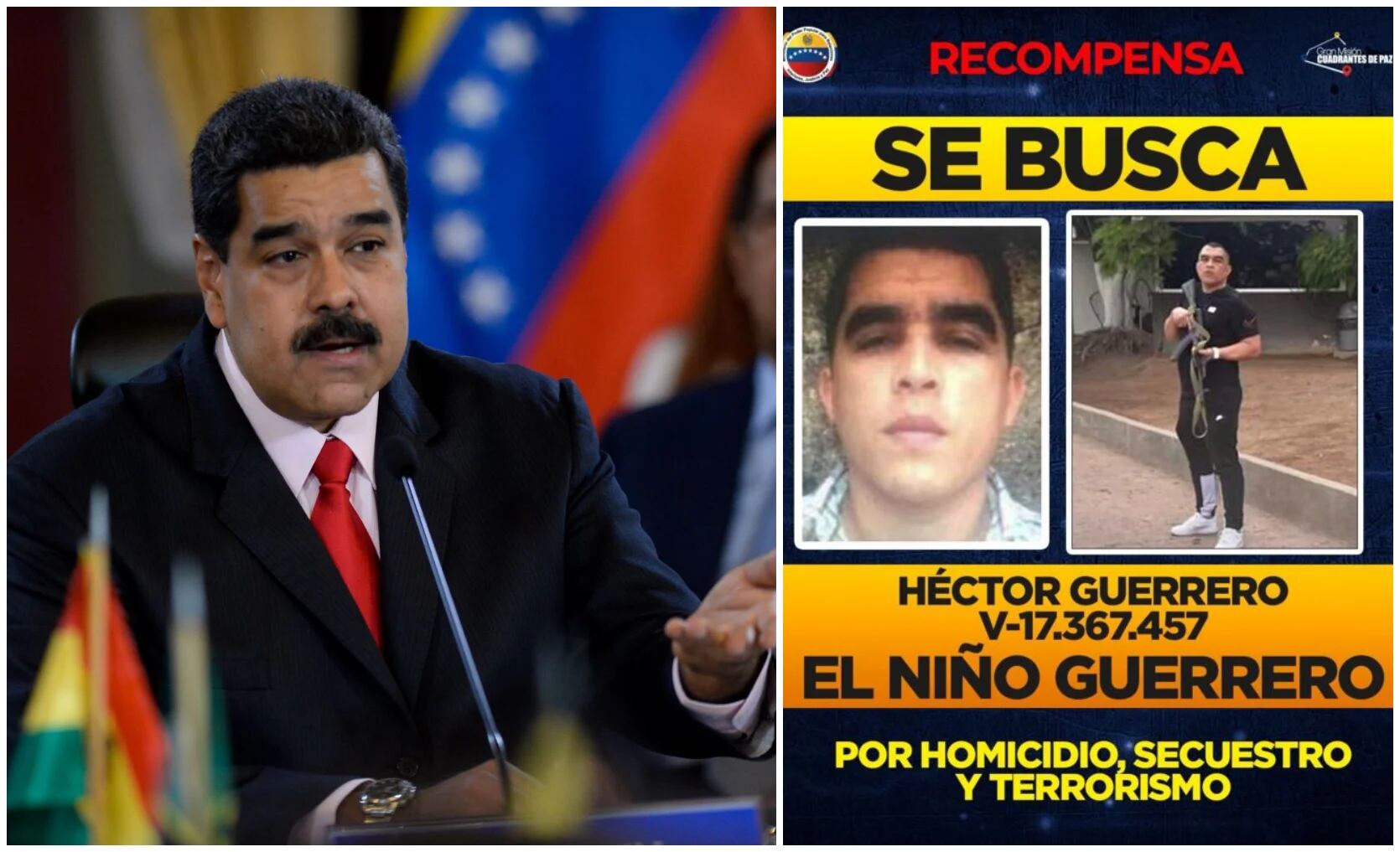 Venezuela incluye a Perú en su plan de captura de ‘Niño Guerrero’ y otros miembros del Tren de Aragua