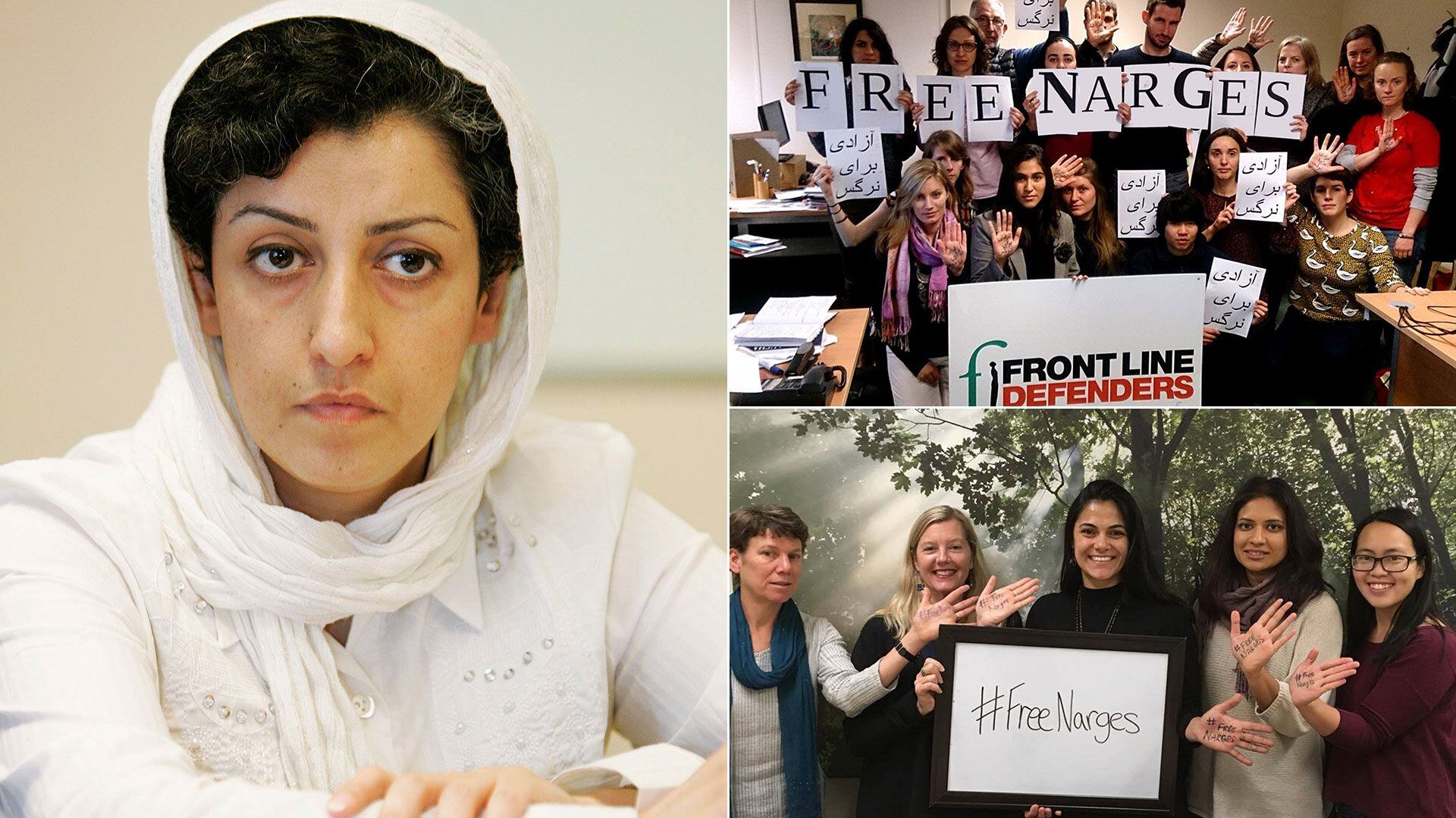 Narges Mohamadi y el reclamo por su liberación