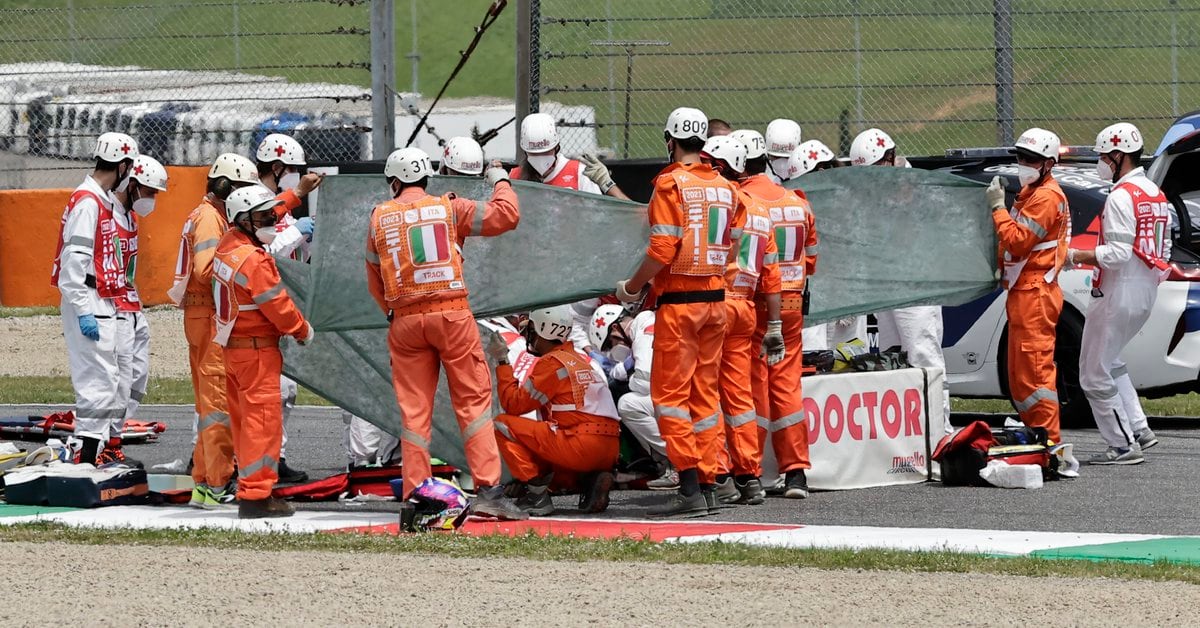 Jason Dupasquier Crash Video: Jason Dupasquier died after suffering a serious accident during qualifying for the Italian GP