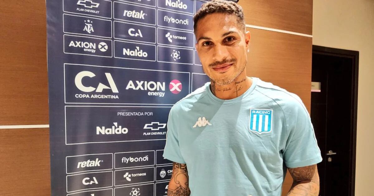 Paolo Guerrero and his message that put pressure on Racing ahead of his Copa Argentina debut