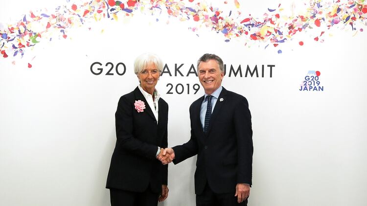Macri y Lagarde, en el G20: otros tiempos, el mismo apoyo