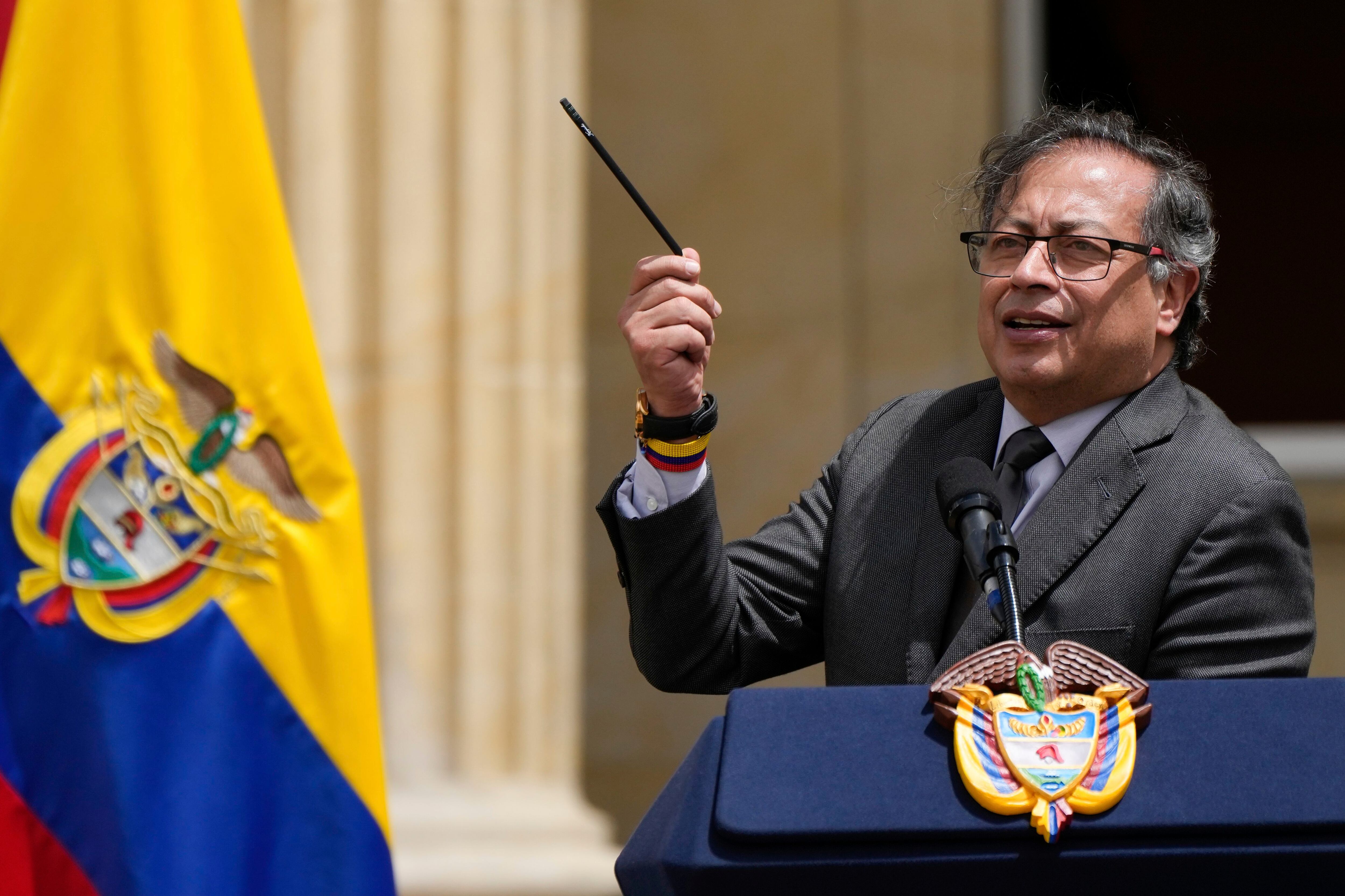 El presidente de Colombia, Gustavo Petro | AP Foto/Fernando Vergara)