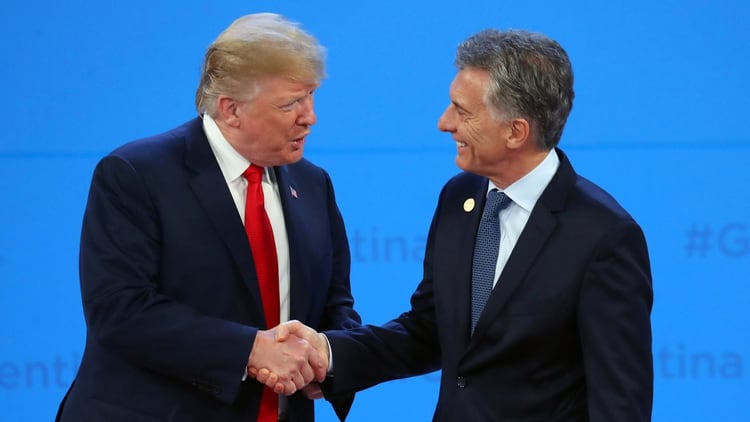 Macri y Trump durante el G20 organizado en la Argentina (Reuters)