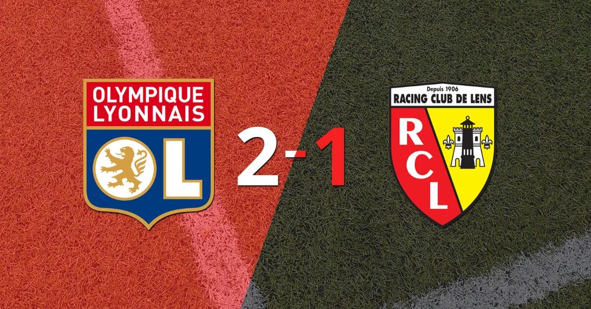 At the slightest difference, Olympique Lyon beat Lens 2-1