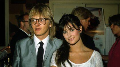 Demi con su primer esposo, Freddy Moore en 1982 Shutterstock 