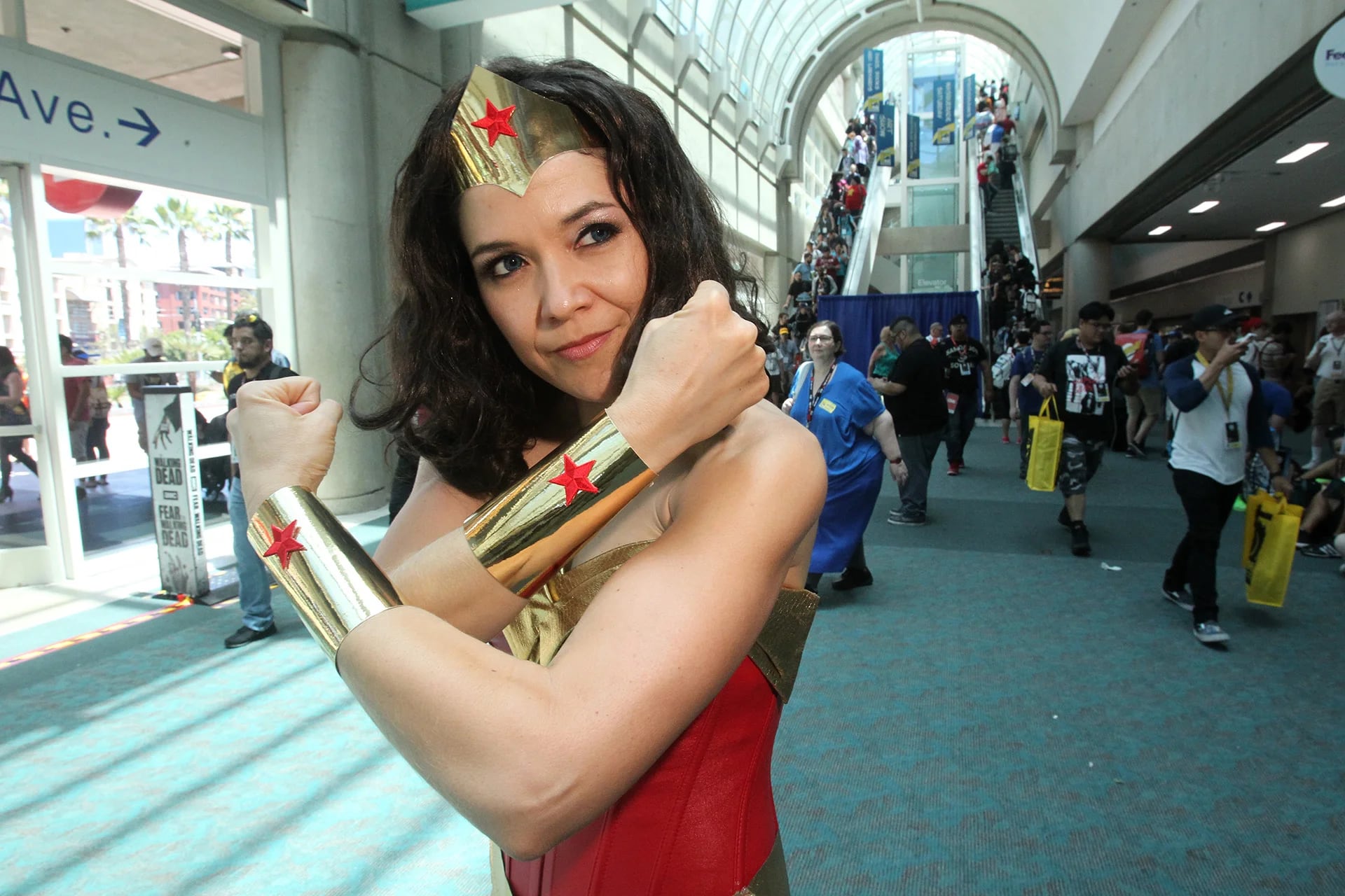 El evento partió este jueves con todas las novedades del cine, cómics, videojuegos y TV (AFP)