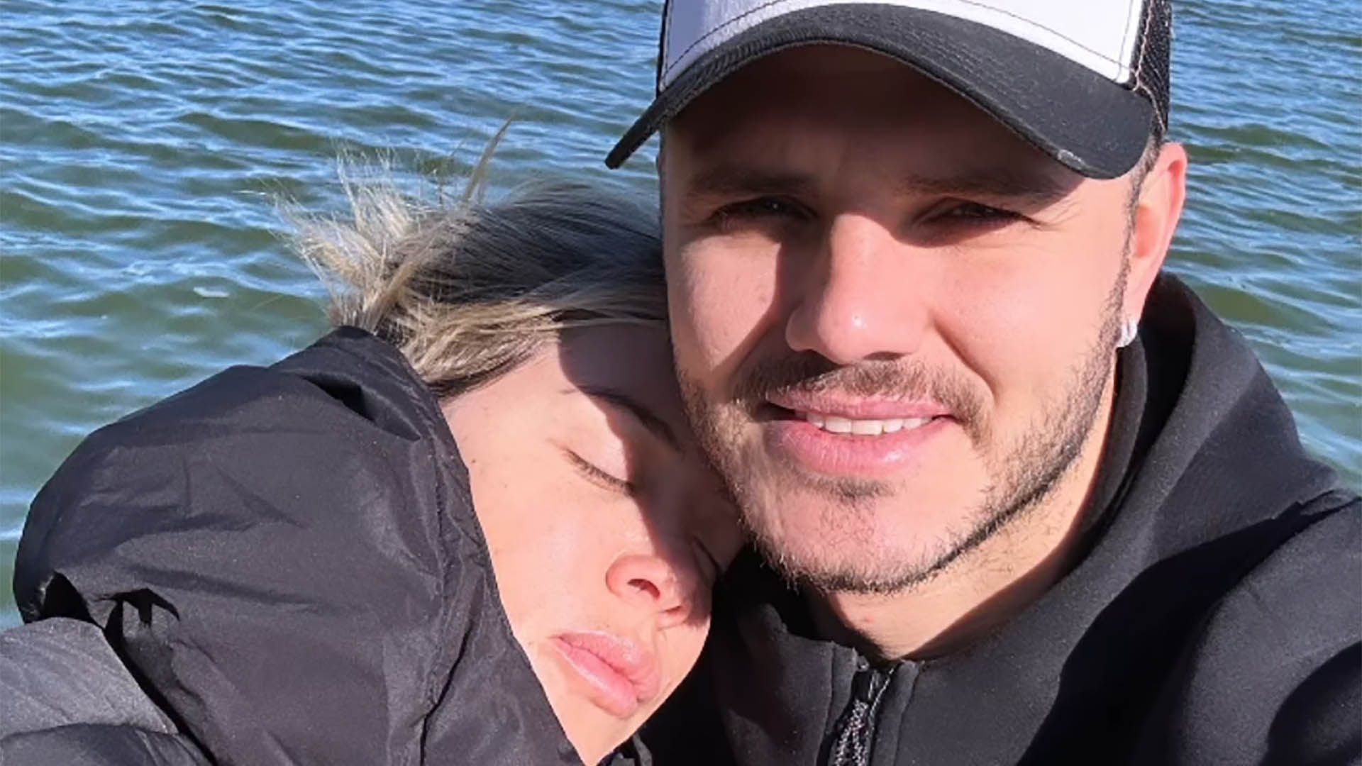 Wanda Nara junto a Mauro Icardi en la primera foto tras los rumores sobre su salud (Instagram)