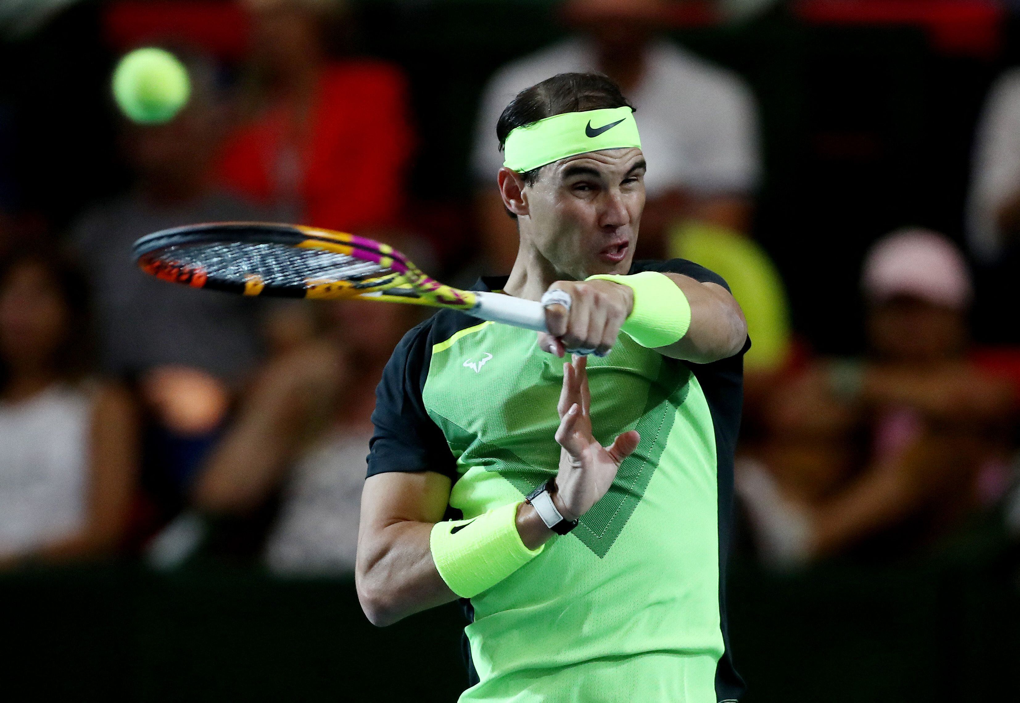 Rafa Nadal busca su segunda victoria junto a Gaby Sabatini. Foto: REUTERS/Agustin Marcarian