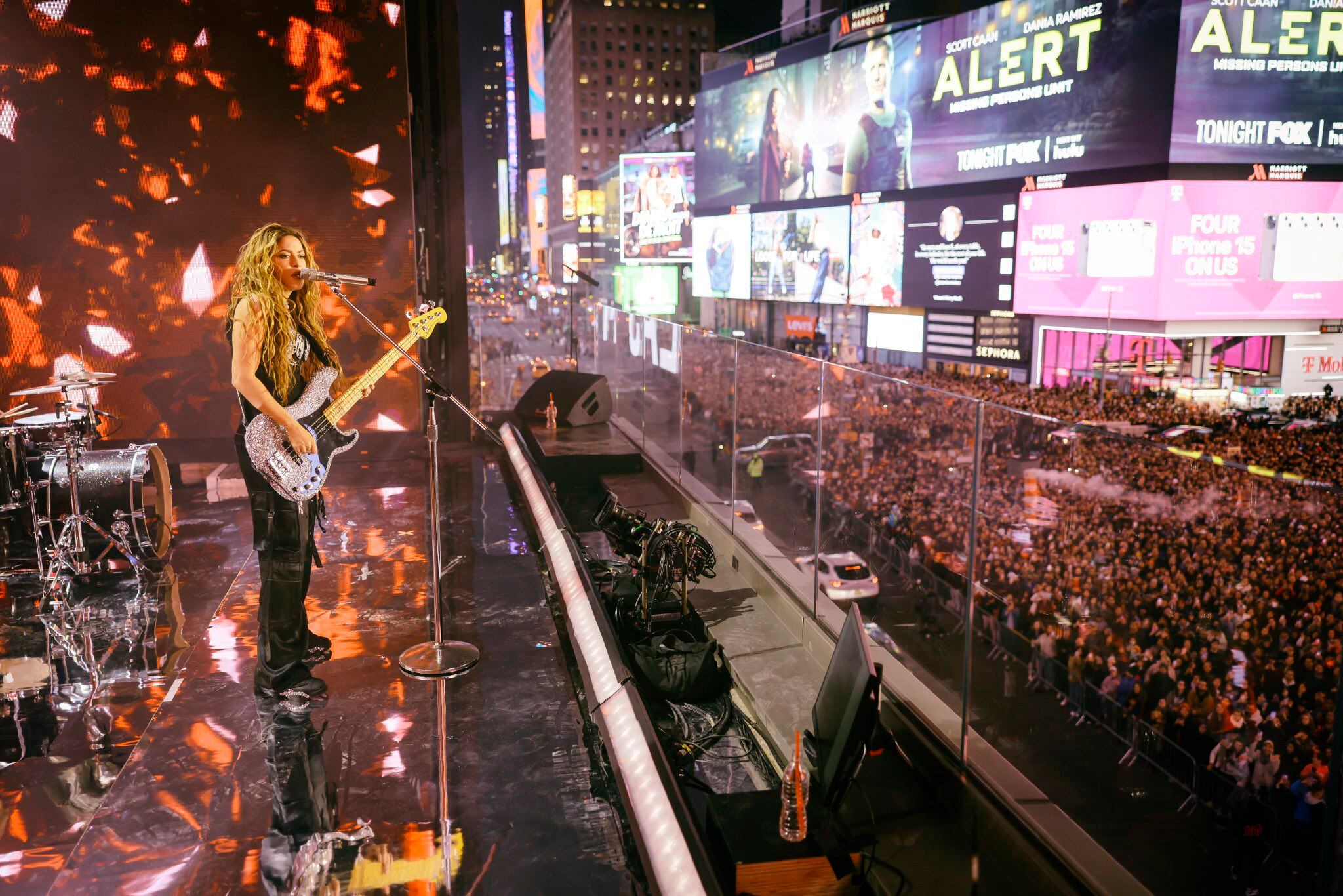 Shakira en Times Square