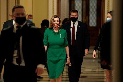 La líder demócrata en la Cámara de Representantes, Nancy Pelosi. REUTERS/Ken Cedeno/File Photo