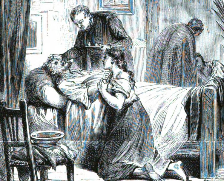 La epidemia de fiebre amarilla en 1871.