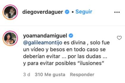 Amanda Miguel hizo una escena de celos en las redes sociales luego de que aparecieran fotos de Diego Verdaguer con Galilea Montijo (Captura de Pantalla: Twitter @diegoverdaguer)